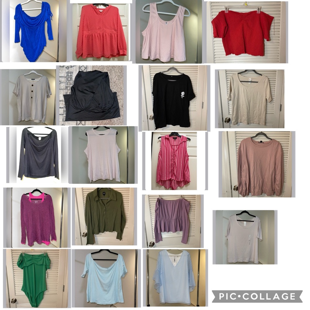 Bundle of Size 2X/XXL Tops (some NWT)